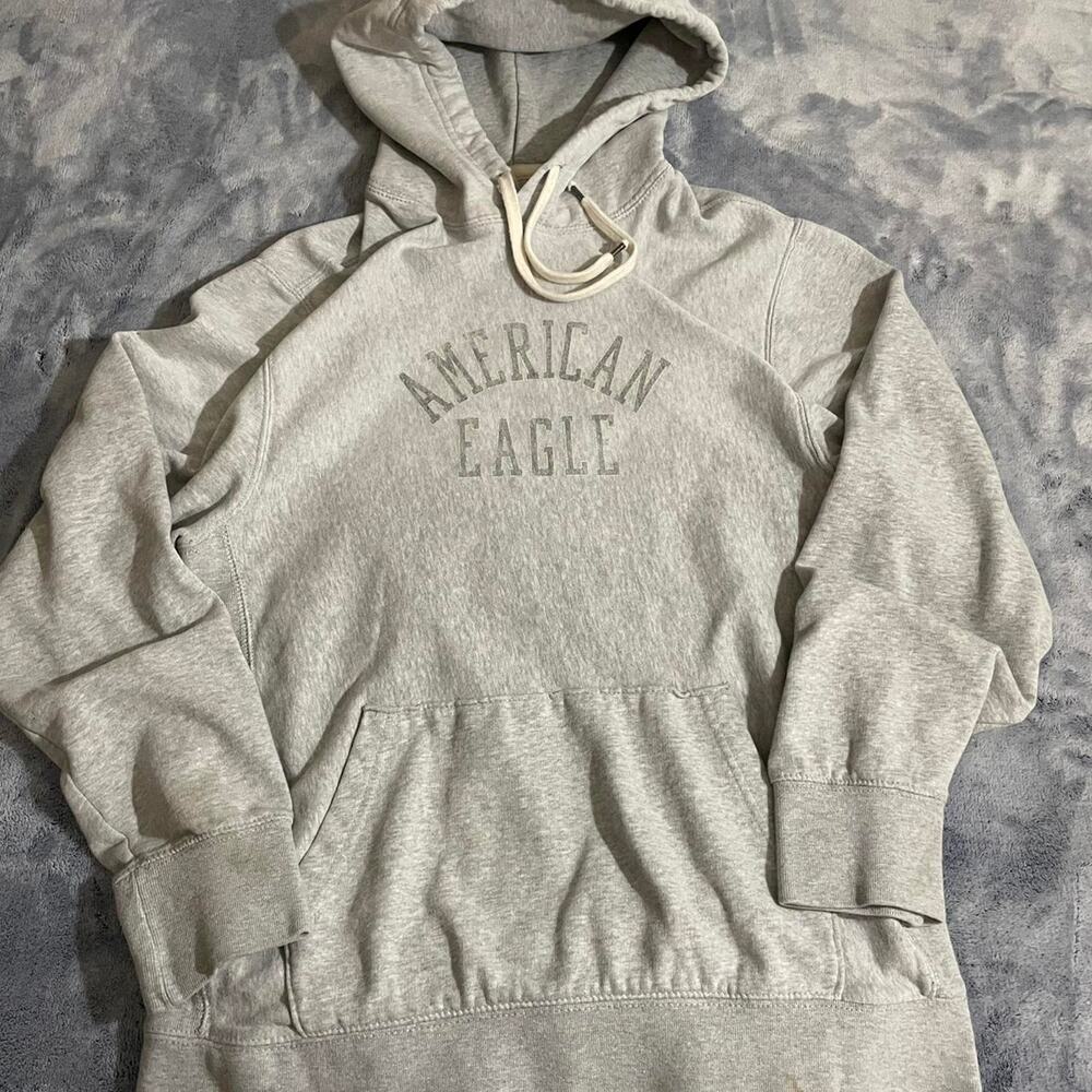 Medium grey american eagle hoodie